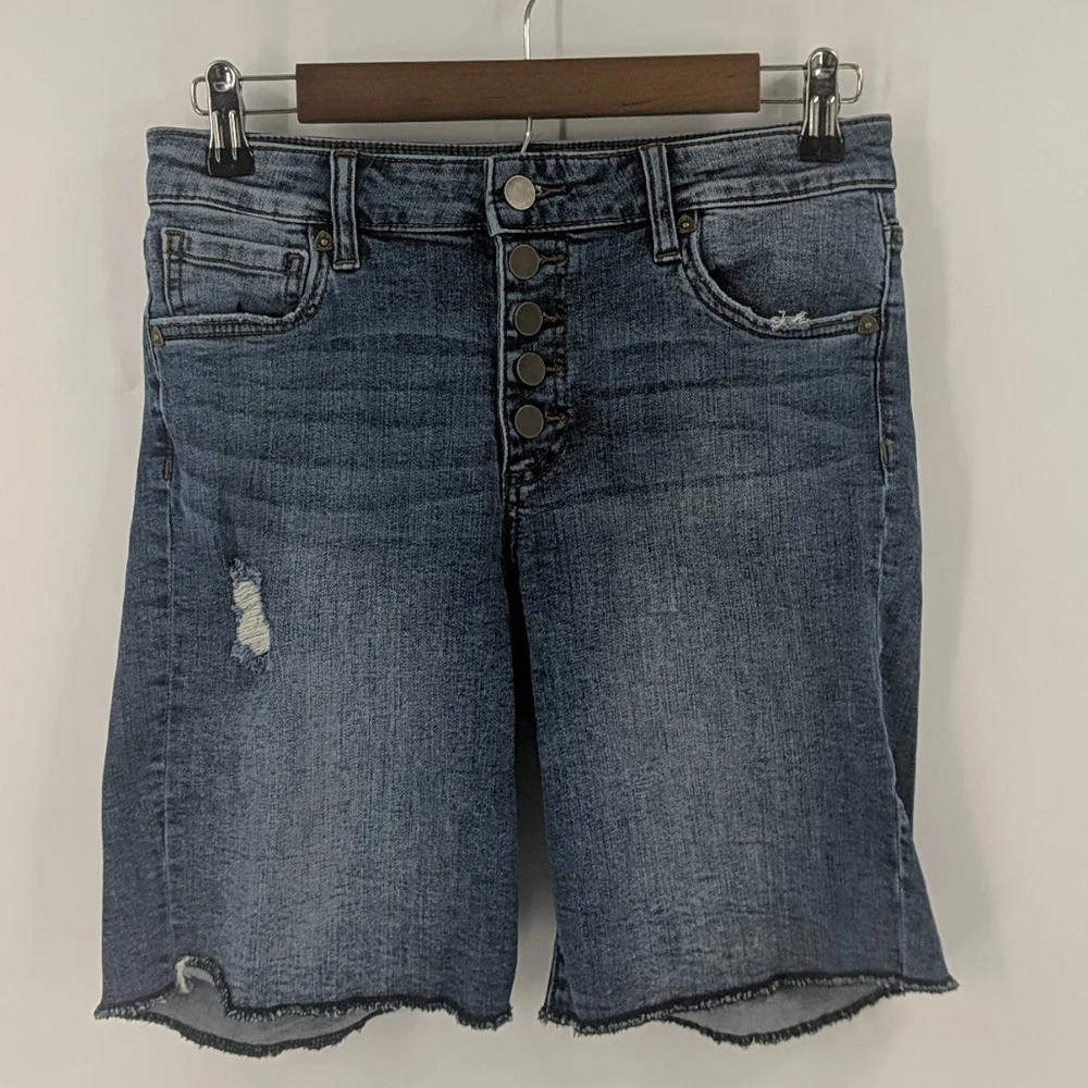 KUT FROM THE KLOTH Catherine High Rise Denim Short